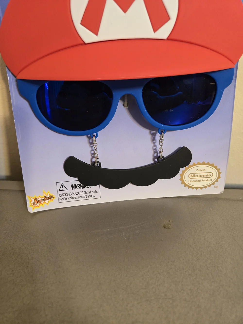 Nintendo Super Mario Sun-Staches Costume Sunglasses